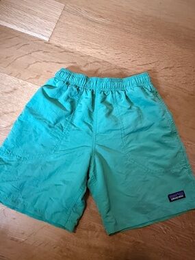 Patagonia Kids Swim Trunks Bright Green